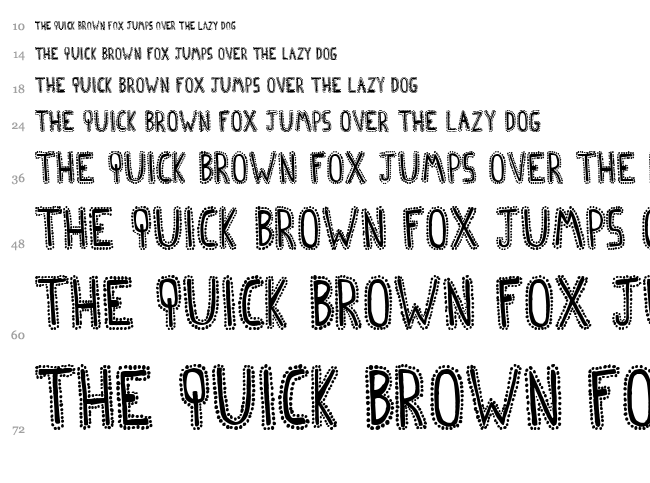 Afro House font waterfall